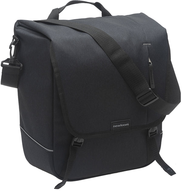 Fietstas New Looxs Nova Single 16 liter 35 x 35 x 15 cm - zwart