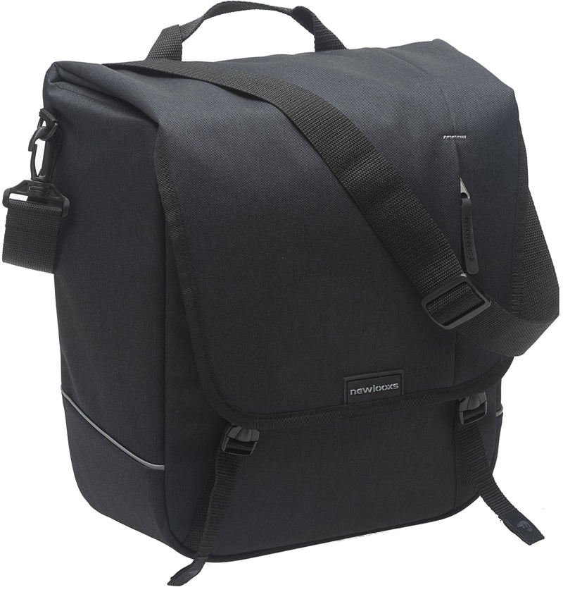 Fietstas New Looxs Nova Single 16 liter 35 x 35 x 15 cm - zwart