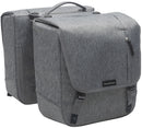 Dubbele fietstas New Looxs Nova Double Racktime 32 liter 35 x 35 x 15 cm (2x) - grijs