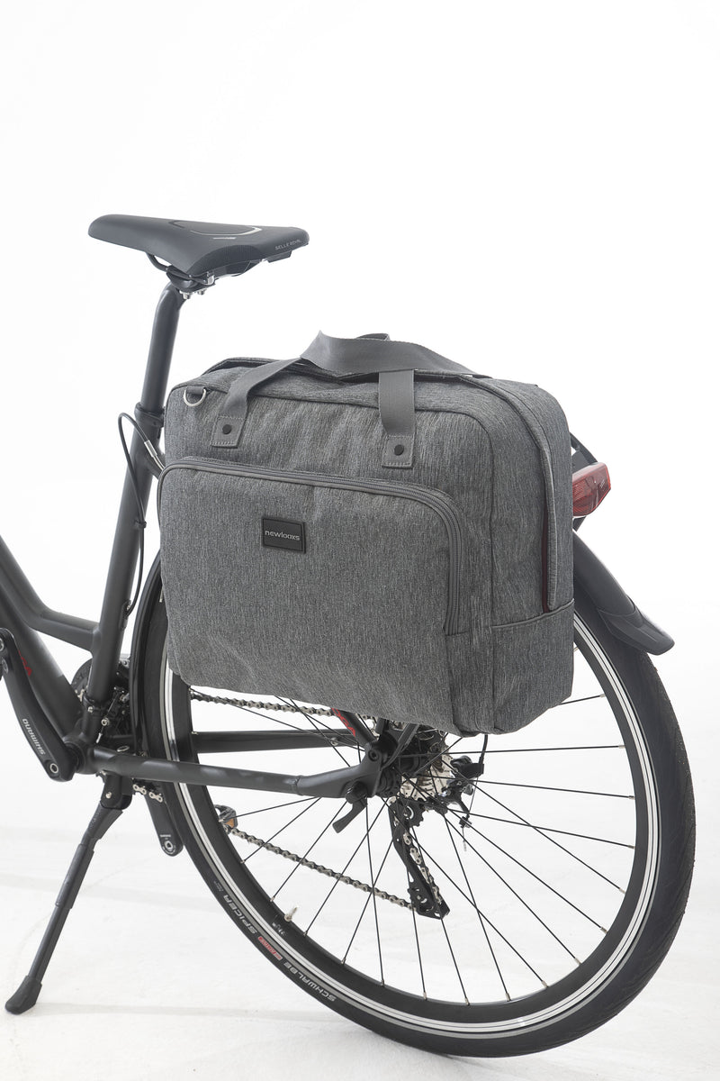 Fietstas New Looxs Postino 18 liter 39 x 30 x 16 cm -  grijs