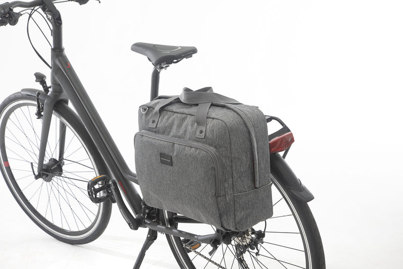 Fietstas New Looxs Postino 18 liter 39 x 30 x 16 cm -  grijs