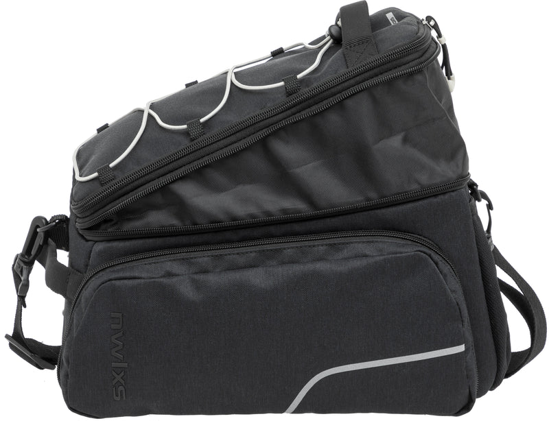Bagagedragertas New Looxs Sports Trunkbag Racktime 31 liter 34 x 20 x 24 cm - zwart