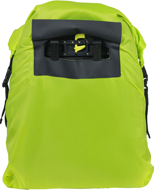Regenhoes Basil "Keep Dry and Clean" - verticaal - neon geel