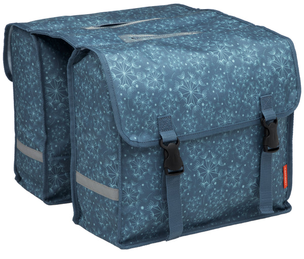 Dubbele fietstas Cameo Double Bag 30 liter 37 x 12.5 x 33 cm (2x) - tara blue
