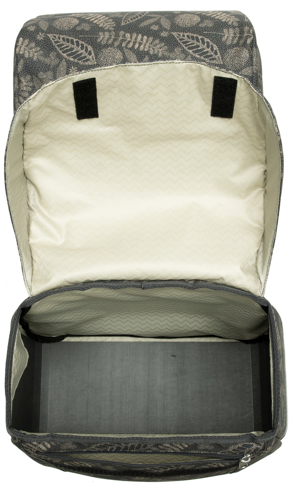 Dubbele fietstas New Looxs Joli Double 37 liter 38 x 18 x 30 cm (2x) - forest anthracite