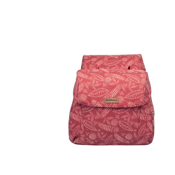 Dubbele fietstas New Looxs Joli Double 37 liter 38 x 18 x 30 cm (2x) - forest red