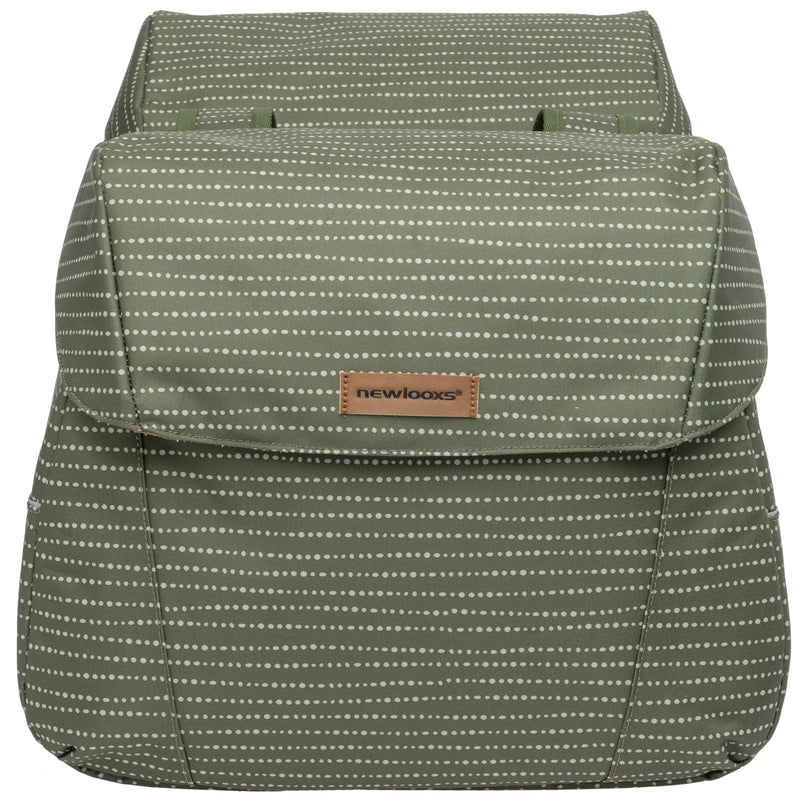 Dubbele fietstas New Looxs Joli Double Nomi 37 liter 38 x 30 x 18 cm (2x) - nomi green