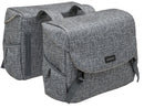 Dubbele fietstas New Looxs Mondi Joy Double MIK 38 liter 37 x 16 x 32 cm (2x) - ivy grey