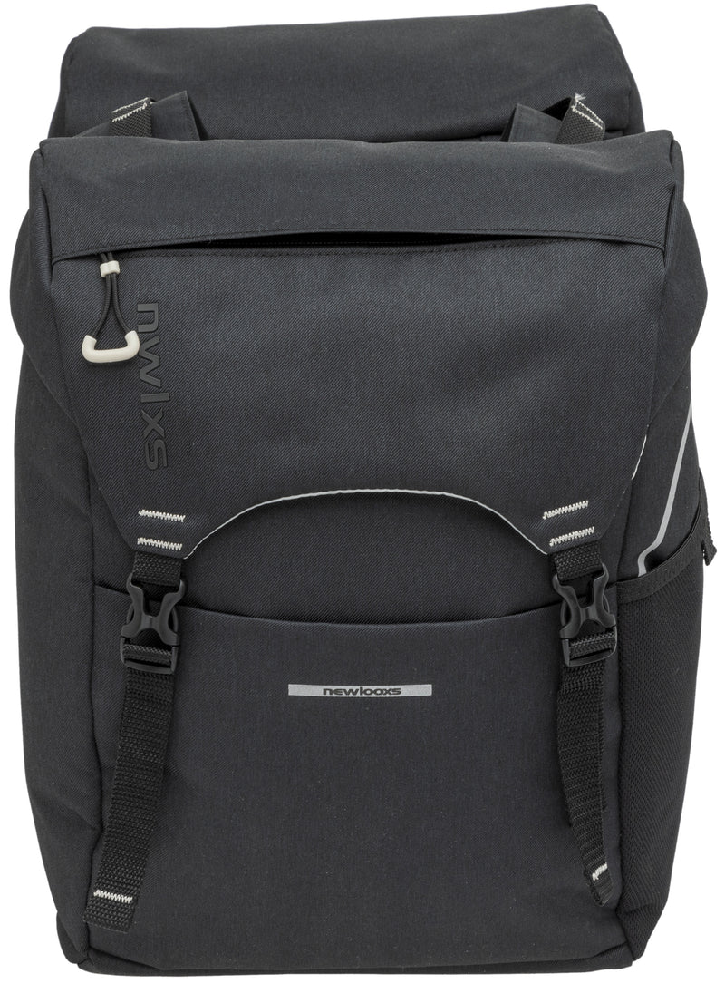 Dubbele fietstas New Looxs Sports Double 32 liter 29 x 39 x 16 cm - zwart