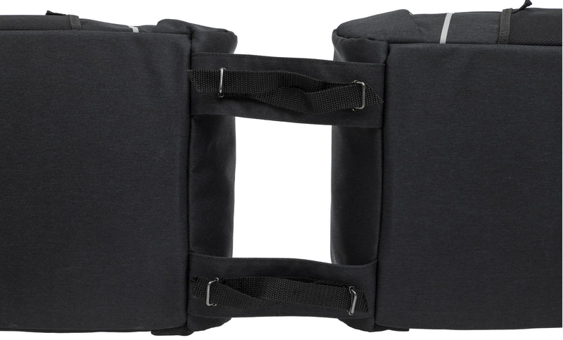 Dubbele fietstas New Looxs Sports Double 32 liter 29 x 39 x 16 cm - zwart