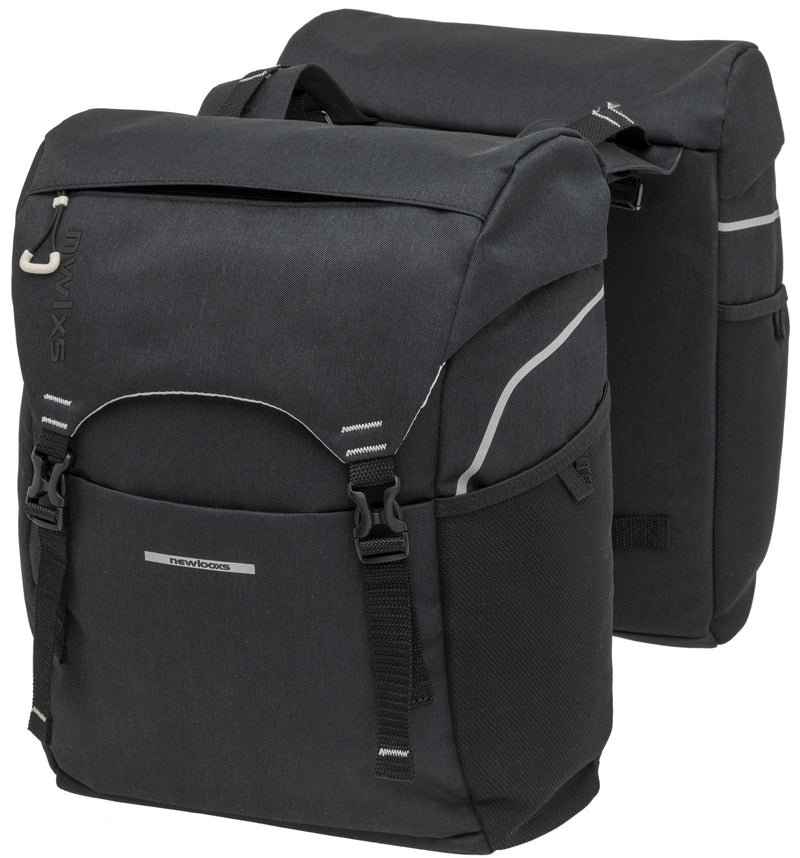 Dubbele fietstas New Looxs Sports Double 32 liter 29 x 39 x 16 cm - zwart