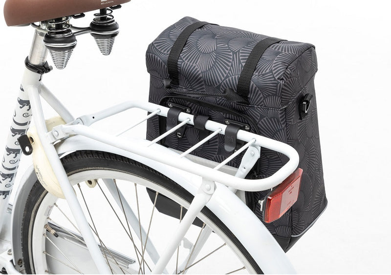 Fietstas New Looxs Alba Single 17 liter 32 x 35 x 16 cm - selo black