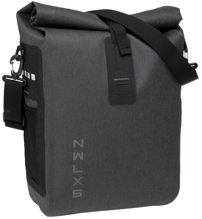 Fietstas New Looxs Varo Single 20 liter 28 x 43 x 17 cm - grijs