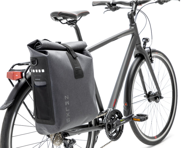 Fietstas New Looxs Varo Single 20 liter 28 x 43 x 17 cm - grijs