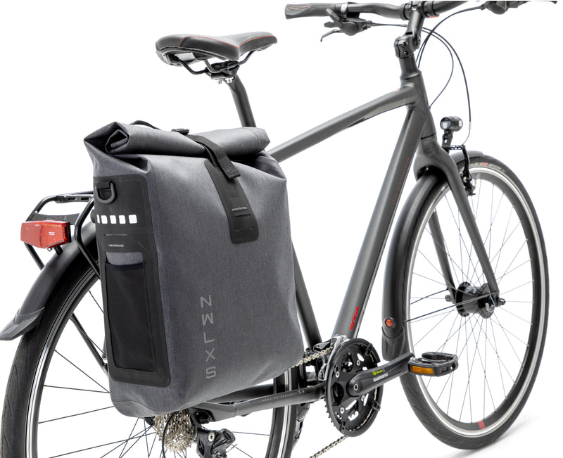 Fietstas New Looxs Varo Single 20 liter 28 x 43 x 17 cm - grijs