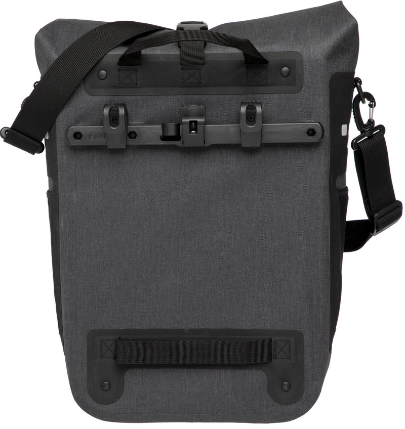 Fietstas New Looxs Varo Single 20 liter 28 x 43 x 17 cm - grijs