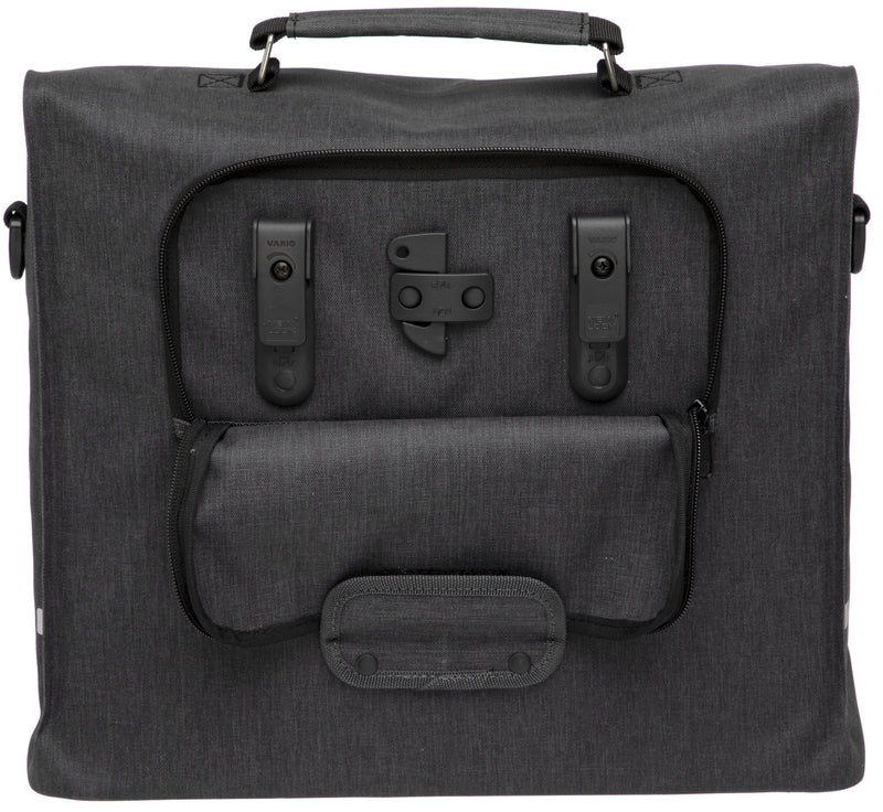 Fietstas New Looxs Varo Messenger 15 liter 39 x 30 x 13 cm - grijs