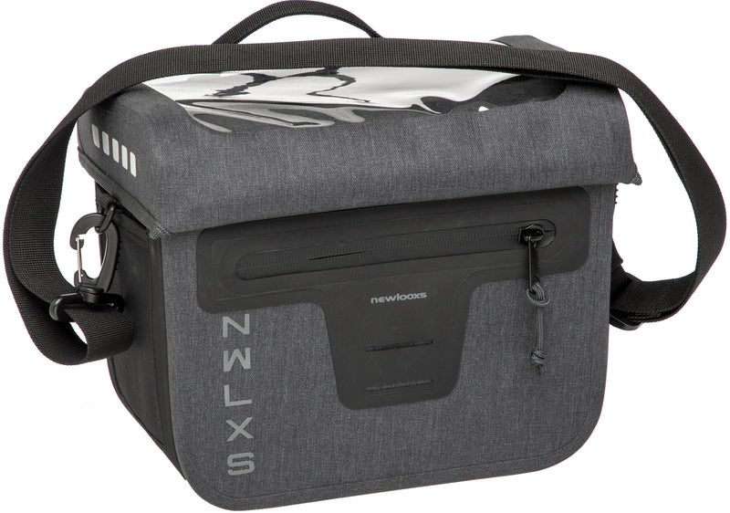 Stuurtas New Looxs Varo Handlebar Bag 9,5 liter 27 x 22 x 19 cm - grijs