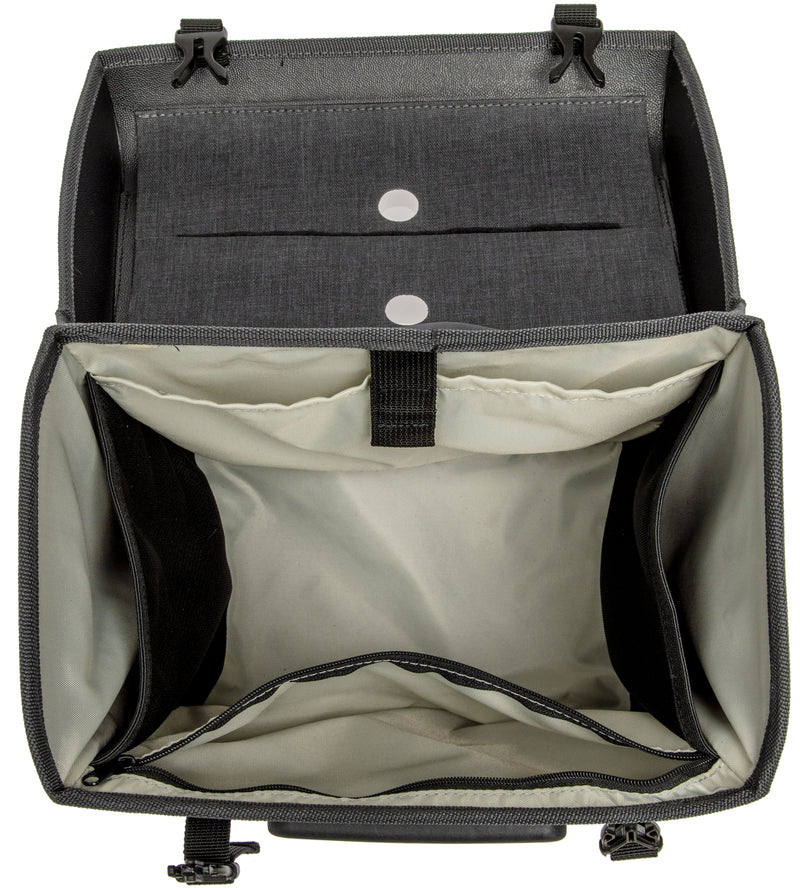 Stuurtas New Looxs Varo Handlebar Bag 9,5 liter 27 x 22 x 19 cm - grijs