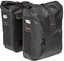 Dubbele fietstas New Looxs Varo Racktime waterdicht 40 liter 28 x 43 x 17 cm (x2) - zwart