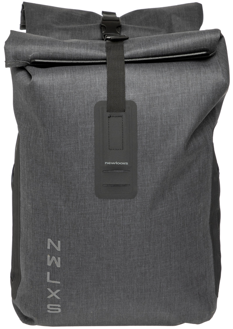 Dubbele fietstas New Looxs Varo Racktime 40 liter 28 x 43 x 17 cm (x2) - grijs