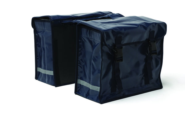 Dubbele fietstas New Looxs Bisonyl Double Large 66 liter 43 x 35 x 22 cm (2x)- zwart