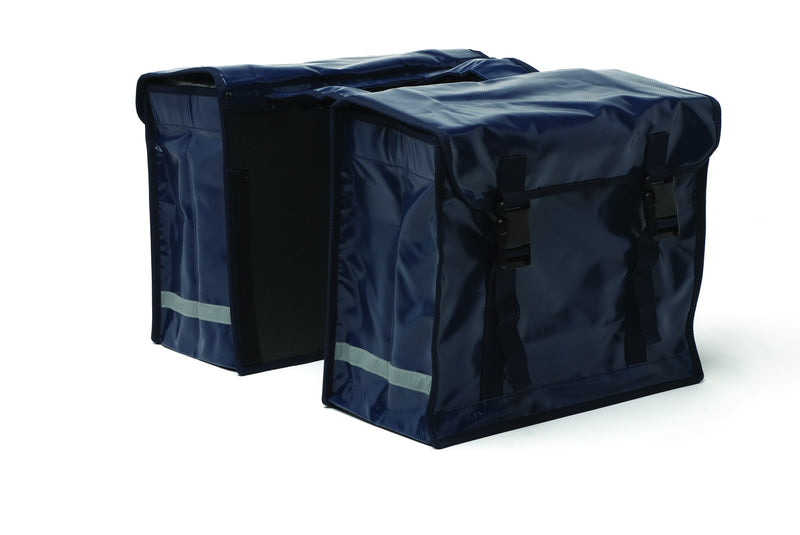 Dubbele fietstas New Looxs Bisonyl Double Large 66 liter 43 x 35 x 22 cm (2x)- zwart