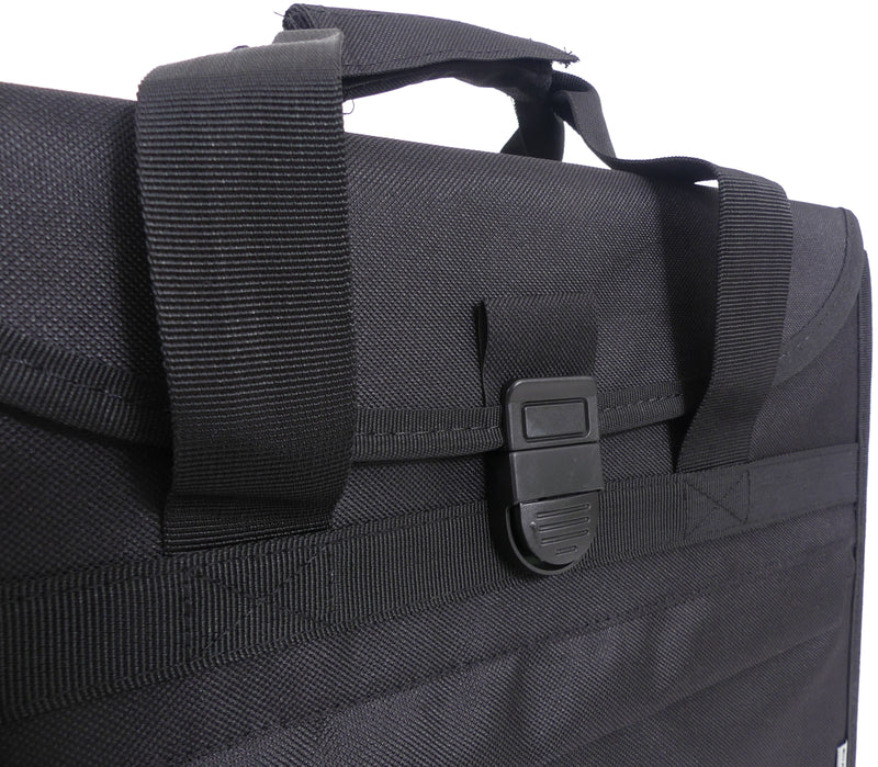 Fietstas Edge Basic Shopper 20 liter 37 x 34 x 13 cm - zwart