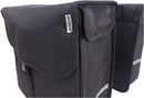 Dubbele fietstas Edge Luxe Shopper 40 liter 38 x 40 x 14cm (2x) - zwart