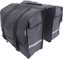 Dubbele fietstas Edge Transporter 40 liter 33 x 39 x 15 cm (2x) - zwart