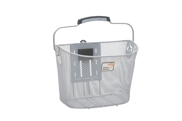 Fietsmand New Looxs Toscane RapidLock 19 liter 34 x 25 x 25 cm - zilver