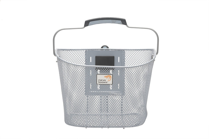 Fietsmand New Looxs Toscane RapidLock 19 liter 34 x 25 x 25 cm - zilver