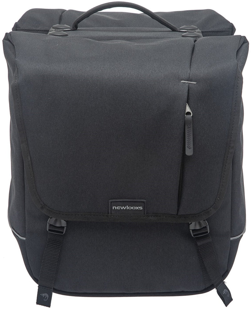 Dubbele fietstas New Looxs Nova Double MIK 32 liter 35 x 35 x 15 cm (2x) - zwart