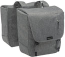 Dubbele fietstas New Looxs Nova Double MIK 32 liter 35 x 35 x 15 cm - grijs