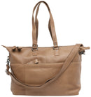 Fietstas New Looxs Verla 21 liter 34 x 18 x 44cm - gemaakt van luxe leer - cognac