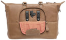 Fietstas New Looxs Verla 21 liter 34 x 18 x 44cm - gemaakt van luxe leer - cognac