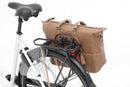 Fietstas New Looxs Verla 21 liter 34 x 18 x 44cm - gemaakt van luxe leer - cognac