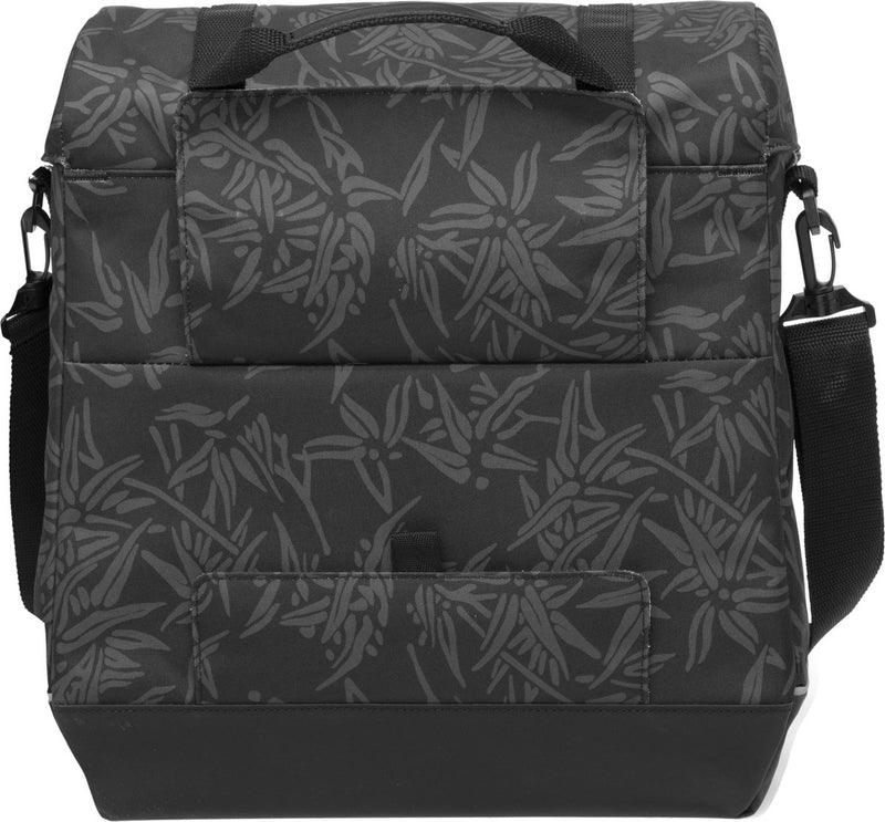 Fietstas New Looxs Alba Single Bamboo 21 liter 37 x 17 x 37cm - zwart