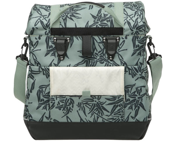 Fietstas New Looxs Alba Single Bamboo 21 liter  37 x 17 x 37cm - groen