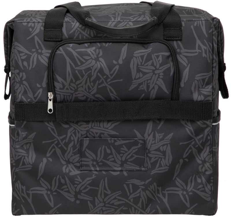 Fietstas New Looxs Camella Bamboo 24,5 liter 36 x 19 x 36 cm - zwart