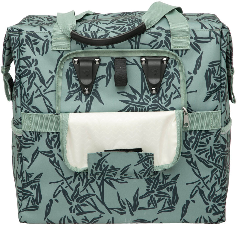 Fietstas New Looxs Camella Bamboo 24,5 liter 36 x 19 x 36 cm - groen