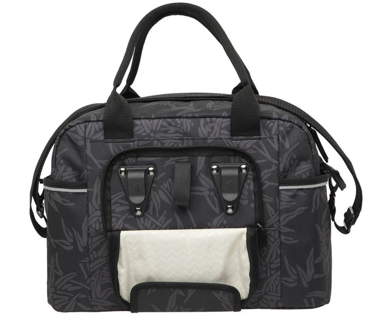 Fietsschoudertas New Looxs Bari Bamboo 13 liter 37 x 18 x 26 cm - zwart