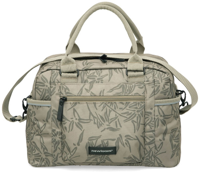 Fietsschoudertas New Looxs Bari Bamboo 13 liter 37 x 18 x 26 cm - sand