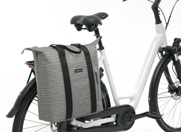 Fietsshopper New Looxs Kota Nomi 24,0 liter 45 x 18 x 36 cm - grijs
