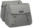 Dubbele fietstas New Looxs Joli Double Nomi 37,0 liter 38 x 18 x 30 cm (x2) - grijs