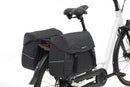 Dubbele fietstas New Looxs Joli Double MIK Nomi 37,0 liter 38 x 18 x 30 cm (x2) - zwart