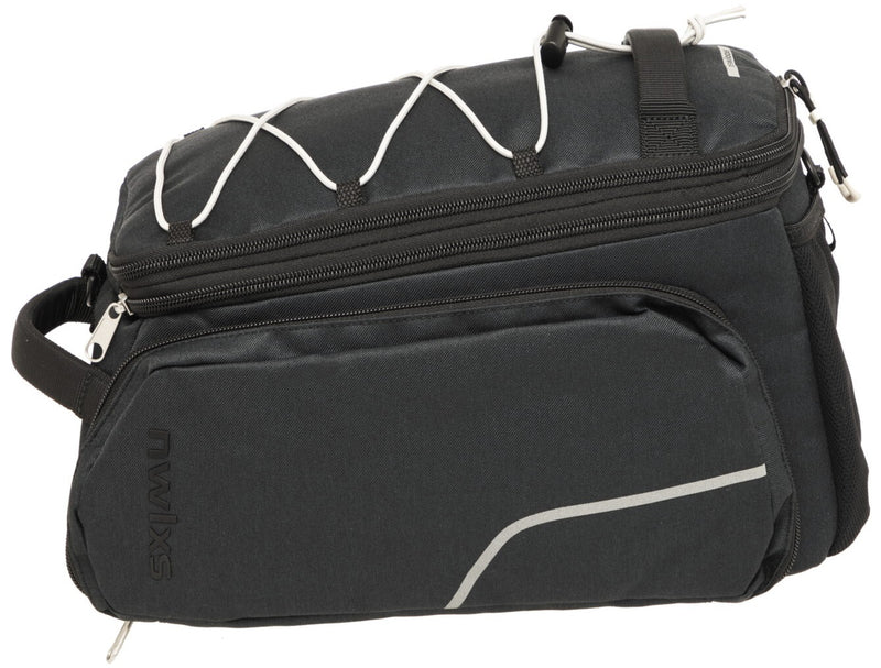 Bagagedragertas New Looxs Trunkbag Sports Racktime 2.0 31 liter 34,5 x 24 x 20 cm - zwart/grijs