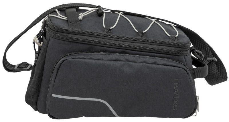 Bagagedragertas New Looxs Trunkbag Sports Racktime 2.0 31 liter 34,5 x 24 x 20 cm - zwart/grijs