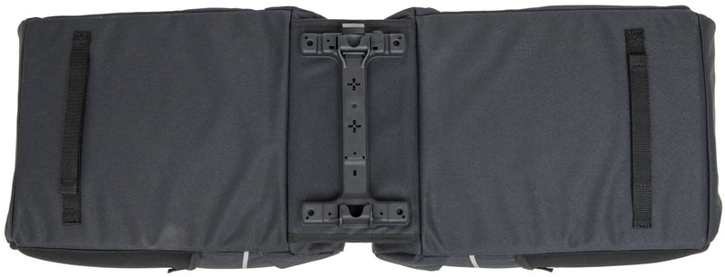 Dubbele fietstas New Looxs Sports Double Racktime 2.0 32 liter - 29 x 16 x 39 cm (x2) - zwart/grijs