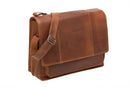 Fietstas New Looxs Fellini 18 liter 40 x 15 x 32 cm - gemaakt van luxe leder - cognac